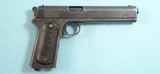 COLT MODEL 1902 MILITARY MODEL SEMI-AUTO .38 RIMLESS SMOKELESS CAL. PISTOL CIRCA 1907. - 1 of 4