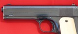 SCARCE AND EXCELLENT COLT MODEL 1903 HAMMER .38 RIMLESS SMOKELESS CAL. PISTOL MANUFACTURED IN 1909. - 3 of 11