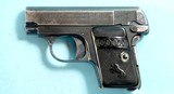 COLT MODEL 1908 .25 ACP CAL. PISTOL MANUFACTURED IN 1920. - 2 of 3