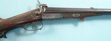 SUPERIOR IMPERIAL GERMAN PINFIRE 16 GA./.577 CAL. SIDE X SIDE HAMMER COMBINATION GUN CIRCA 1870. - 3 of 11