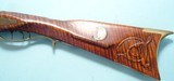 MARYLAND PERCUSSION CONVERSION FLINTLOCK LONGRIFLE BY CHRISTIAN HAWKEN OF HAGERSTOWN CIRCA 1815-20. - 5 of 8