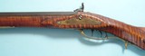 MARYLAND PERCUSSION CONVERSION FLINTLOCK LONGRIFLE BY CHRISTIAN HAWKEN OF HAGERSTOWN CIRCA 1815-20. - 4 of 8