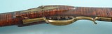 VERY FINE COLUMBIANA COUNTY, OHIO TIGER MAPLE PERCUSSION KENTUCKY STYLE  LONGRIFLE BY SAMUEL SMALL CIRCA 1830’S. - 13 of 19