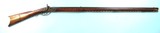 VERY FINE COLUMBIANA COUNTY, OHIO TIGER MAPLE PERCUSSION KENTUCKY STYLE  LONGRIFLE BY SAMUEL SMALL CIRCA 1830’S. - 2 of 19