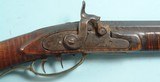 VERY FINE COLUMBIANA COUNTY, OHIO TIGER MAPLE PERCUSSION KENTUCKY STYLE  LONGRIFLE BY SAMUEL SMALL CIRCA 1830’S. - 19 of 19