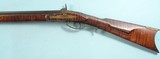 VERY FINE COLUMBIANA COUNTY, OHIO TIGER MAPLE PERCUSSION KENTUCKY STYLE  LONGRIFLE BY SAMUEL SMALL CIRCA 1830’S. - 3 of 19