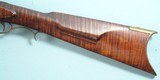 VERY FINE COLUMBIANA COUNTY, OHIO TIGER MAPLE PERCUSSION KENTUCKY STYLE  LONGRIFLE BY SAMUEL SMALL CIRCA 1830’S. - 4 of 19
