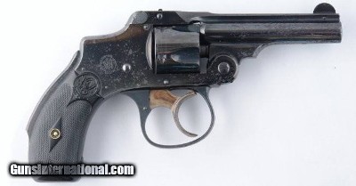 SMITH & WESSON SAFETY HAMMERLESS SECOND MODEL 32 S&W CAL. 3” BLUE REVOLVER CIRCA 1905
