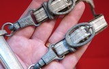 WW2 GERMAN ARMY HEER OFFICER’S DAGGER AND SCABBARD WITH BELT HANGERS AND PORTAPEE. - 11 of 13