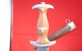 WW2 WWII RZM GERMAN SA DAGGER AND SCABBARD. - 4 of 9