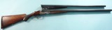 FACTORY ORIGINAL PARKER BROS VH GRADE 12 GAUGE TWO BARREL SHOTGUN WITH VULCAN 30