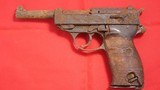 RELIC WW2 GERMAN WALTHER P38 OR P-38 SEMI-AUTO 9MM PISTOL. - 2 of 10