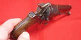 GERMAN PINFIRE 7MM DOUBLE ACTION POCKET REVOLVER CIRCA 1860’S-70’S. - 5 of 10