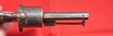 GERMAN PINFIRE 7MM DOUBLE ACTION POCKET REVOLVER CIRCA 1860’S-70’S. - 6 of 10