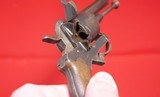 GERMAN PINFIRE 7MM DOUBLE ACTION POCKET REVOLVER CIRCA 1860’S-70’S. - 7 of 10