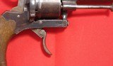 GERMAN PINFIRE 7MM DOUBLE ACTION POCKET REVOLVER CIRCA 1860’S-70’S. - 3 of 10