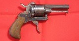 GERMAN PINFIRE 7MM DOUBLE ACTION POCKET REVOLVER CIRCA 1860’S-70’S. - 1 of 10