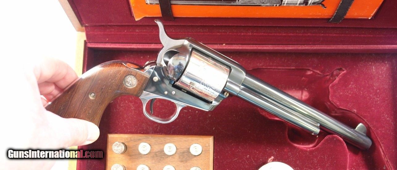 CASED COLT 1873 SAA SESQUICENTENNIAL MODEL .45 COLT COMMEMORATIVE ...