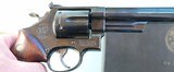 1957 CASED SMITH & WESSON MODEL PRE-29 4-SCREW BLUE 6