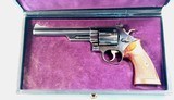 1957 CASED SMITH & WESSON MODEL PRE-29 4-SCREW BLUE 6
