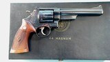 1957 CASED SMITH & WESSON MODEL PRE-29 4-SCREW BLUE 6