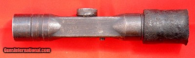 WW2 GERMAN K43 OR K-43 SCOPE AND EYE PROTECTOR FOR WALTHER RIFLE.