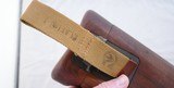 WW2 BRITISH-CANADIAN BROWNING INGLIS HI POWER SHOULDER STOCK / HOLSTER DATED 1945. - 5 of 11