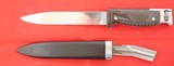 GERMAN S42 BAYONET AND SCABBARD FOR THE MAUSER K98K RIFLE CIRCA 1950’S. - 1 of 9