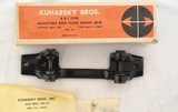 KUHARSKY BAUSCH & LOMB ADJUSTABLE RIFLE SCOPE MOUNT BASE FOR WINCHESTER MODEL 70 NEW IN BOX. - 1 of 7