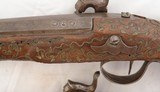 PAIR BALKAN PERCUSSION .64 CAL. OFFICER’S PISTOLS W/ ORNATE FLORAL WIRE INLAID STOCKS CA. 1850’S. - 3 of 10