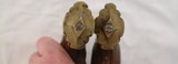 PAIR BALKAN PERCUSSION .64 CAL. OFFICER’S PISTOLS W/ ORNATE FLORAL WIRE INLAID STOCKS CA. 1850’S. - 9 of 10