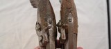PAIR BALKAN PERCUSSION .64 CAL. OFFICER’S PISTOLS W/ ORNATE FLORAL WIRE INLAID STOCKS CA. 1850’S. - 8 of 10