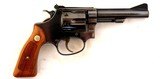 SMITH & WESSON MODEL 34 OR 34-1 KIT GUN .22 LR CAL 4” PIN BARREL REVOLVER CIRCA 1970’S. - 2 of 7