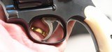 SMITH & WESSON M&P MILITARY & POLICE .38 SPL. CAL. 4” REVOLVER CIRCA 1947 W/ HOLSTER. - 8 of 9