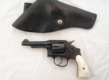 SMITH & WESSON M&P MILITARY & POLICE .38 SPL. CAL. 4” REVOLVER CIRCA 1947 W/ HOLSTER. - 1 of 9