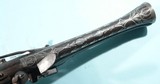 ORNATE LIEGE OTTOMAN TURKISH SILVER INLAID FLINTLOCK KNEE BLUNDERBUSS CIRCA EARLY 1800’S. - 2 of 6