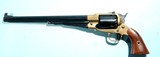 F. LLI PIETTA ITALIAN REPRODUCTION BRASS FRAME REMINGTON NEW MODEL ARMY PERCUSSION 44 CAL. 12” REVOLVER CIRCA 1980’S. - 2 of 5