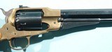 F. LLI PIETTA ITALIAN REPRODUCTION BRASS FRAME REMINGTON NEW MODEL ARMY PERCUSSION 44 CAL. 12” REVOLVER CIRCA 1980’S. - 3 of 5