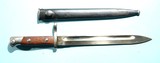 GERMAN WEYERSBERG MAUSER ARGENTINE CONTRACT BAYONET AND SCABBARD. MODEL 1909. - 1 of 5
