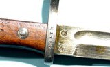 GERMAN WEYERSBERG MAUSER ARGENTINE CONTRACT BAYONET AND SCABBARD. MODEL 1909. - 3 of 5