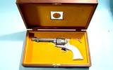 CASED FRANZ MARKTL CUSTOM ENGRAVED AND GOLD INLAID COLT NRA 1871-1971 CENTENNIAL .45LC CAL. 5 1/2” SINGLE ACTION ARMY REVOLVER CA. 1970’S. - 1 of 10