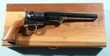 CASED NAVY ARMS CO. REPRODUCTION MODEL 1851 PERCUSSION .36 CAL. NAVY REVOLVER W/ACCESSORIES CA. 1970’S. - 3 of 5