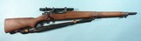 GIBBS RIFLE CO. REMINGTON U.S. MODEL 1903-A3 IN THE 1903-A4 STYLE .30-06 CAL. SNIPER RIFLE W/SCOPE. - 1 of 11