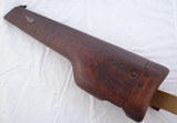 WW2 WWII BRITISH CANADIAN BROWNING INGLIS HI POWER SHOULDER STOCK HOLSTER DATED 1945. - 1 of 11