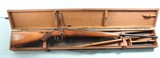 OBERNDORF COMMERCIAL MAUSER BANNER 98 ARMY MODEL C 8X57MM CAL. HUNTING RIFLE DATED 1908 IN ORIGINAL WOODEN CASE. - 1 of 20
