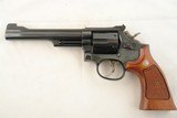 SMITH & WESSON MODEL 19-5 OR 19 5 .357 MAG. CAL. 6” REVOLVER.