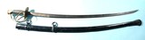 CIVIL WAR C. ROBY U.S. MODEL 1860 CAVALRY SABER DATED 1865 WITH SCABBARD. - 1 of 7