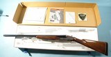 NEW SKB ARMS COMPANY 400E ENGLISH MODEL SIDE X SIDE 12 GAUGE SHOTGUN CIRCA 1980’S IN ORIGINAL BOX. - 1 of 8