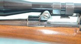 CUSTOM BELGIUM FN MODEL 98 .270 WIN. CAL. RIFLE W/LEFT HAND STOCK AND BAUSCH & LOMB BALVAR 8A 2.5X8 SCOPE CIRCA LATE 1950’S. - 5 of 5