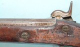 SCARCE CIVIL WAR HARPERS FERRY U.S. MODEL 1855 TYPE 1 PERCUSSION RIFLE MUSKET DATED 1858. - 7 of 14
